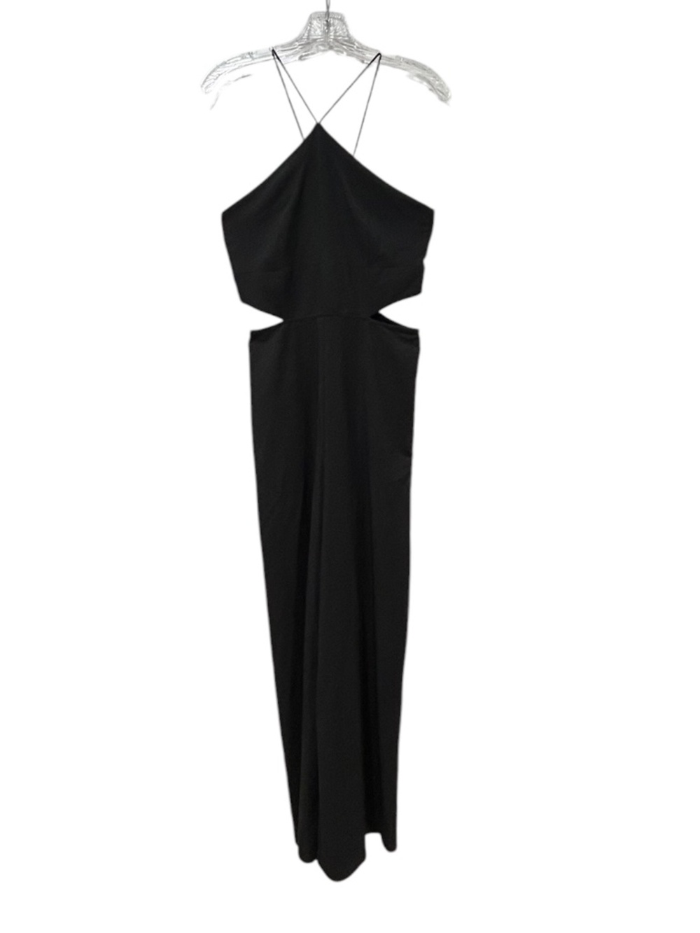 HUTCH Cutout Jumpsuit in Black Wide Leg Women's Size 8